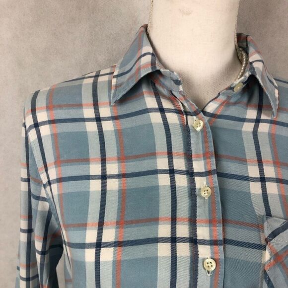 Sz M Aeropostale Plaid Button Up Shirt - Picture 5 of 5